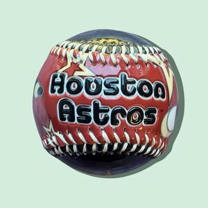 Houston Astros Souvenir Collectible- 2012 Team Graphic Baseball: Hard‑to‑Find